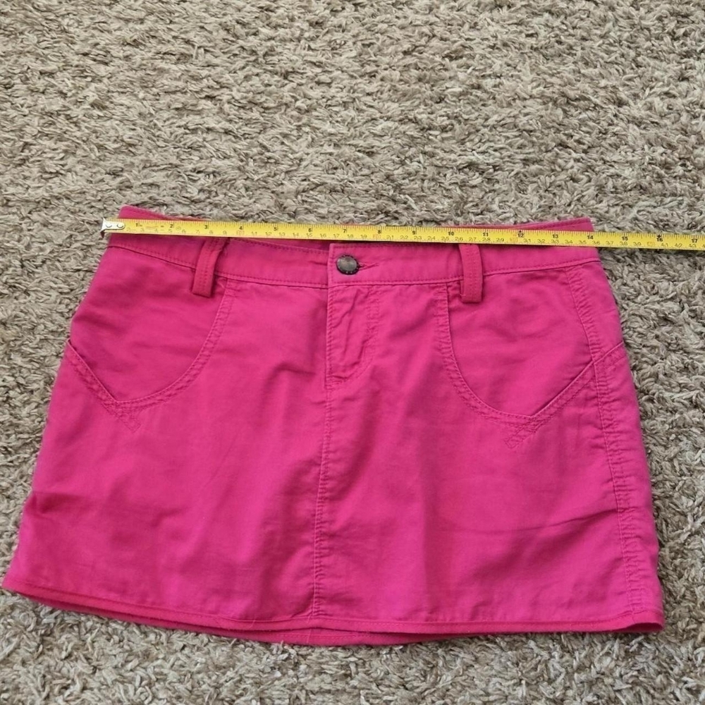 Y2K Armani Exchange Pink Micro Mini Skirt Cargo Utility Size 0 Petite - Picture 7 of 8